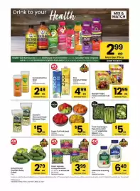 Albertsons weekly ad Page 2: Fresh Asparagus Tips, Broccolini or Vegetable Mixes €5,00, Fresh Express Chopped Salad €3,99