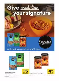 Albertsons weekly ad Page 30: Signature SELECT Pretzel Nuggets €4,99, Signature Select Pretzels €2,50