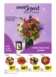 Albertsons weekly ad Page 8: Overjoyed Boutique Mixed Grand Bouquet €14,99, Overjoyed Boutique Mixed Premium Bouquet €16,99