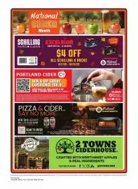 Albertsons weekly ad Page 9: National CIDER Month SCHILLING EXCELSIOR HARD CIDER IMPERIAL CIDERS 56793 004271 for U SE