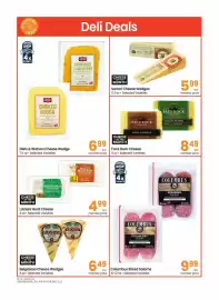 Albertsons weekly ad Page 10: Columbus Sliced Salame €9,99, Dietz & Watson Cheese Wedge €6,99