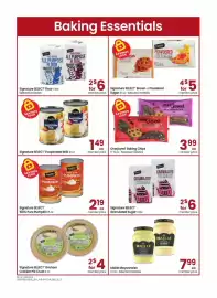 Albertsons weekly ad Page 18: Signature Select Granulated Sugar €6,00, Overjoyed Baking Chips €3,99