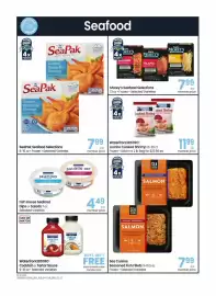 Albertsons weekly ad Page 3: Seapak seafood selections €7,99, Fish House Seafood Dips or Salads €4,49
