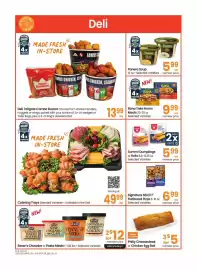 Albertsons weekly ad Page 8: Catering Trays €49,99, Deli Tailgate Combo Bucket €13,99