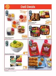Albertsons weekly ad Page 9: Hormel Gatherings Party Tray €13,99, Bavarian Potato Salad €4,99