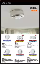 The Home Depot flyer week 41 Page 3: Kidde 10-Year Battery-Powered Smoke Detector €32,47