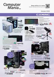 Computer Mania catalogue Page 1: AeroCool P500C Mid-Tower PC €999,00, Stalker AMD Ryzen 5 Gaming PC €14.999,00