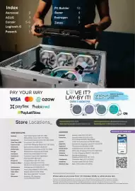 Computer Mania catalogue Page 2: Index Aerocool ASUS Corsair 5-6 Logitech G 7 PowerA 296MM 3 PC Builder Razer E Redragon
