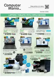 Computer Mania catalogue Page 1: Acer Aspire Lite 16 Core i5 Laptop €9.999,00, Acer Aspire Lite 14 Core 3 Laptop €8.499,00