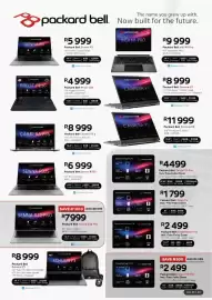Computer Mania catalogue Page 21: Packard Bell Senna R32 Pro €7.999,00, Packard Bell Schumi F3 €8.999,00