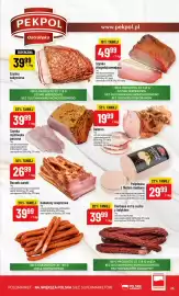 Polomarket gazetka tydzień 41 Strona 23: Szynka długodojrzewająca Pekpol €49,99, Polędwica z filetem maślana Pekpol €29,99
