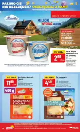 Polomarket gazetka tydzień 41 Strona 38: Serek wiejski Almette Ricotta €2,99, Ser Rolada Ustrzycka w plastrach Mlekpol €4,49