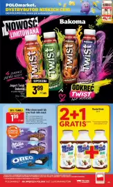 Polomarket gazetka tydzień 41 Strona 43: Jogurt Twist marakuja-wanilia Bakoma €3,99, Oreo Fresh Milk Snack €1,99