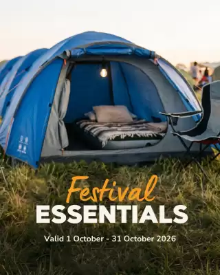 Outdoor Warehouse (valid until 31-10)
