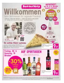 Sutterlüty Flugblatt woche 41 Seite 1: AUFGEPASST! am 16. & 17. Oktober Rabatte einlösen! Sutterlüty RABATT TAGE -10% 50.08