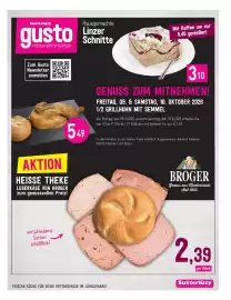 Sutterlüty Flugblatt woche 41 Seite 7: Leberkäse von Broger €2,39