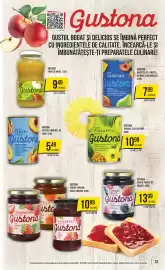 Catalog Mega Image săptămâna 41 Pagină 13: Gustona piure de mere €9,49, Gustona forest fruit extra jam €13,99