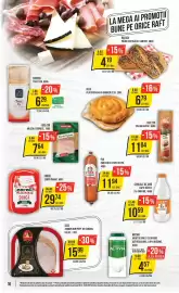 Catalog Mega Image săptămâna 41 Pagină 16: Caroli șuncă praga €29,74, Sissi jambon din piept de curcan €15,99