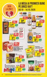 Catalog Mega Image săptămâna 41 Pagină 8: BUN LA PRET % CRIS-TIM CÂRNAŢI GRĂTĂRESCU, 260G CRIS-TIM Carnali Gratărescu 14,86
