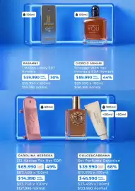 Catálogo Paris Página 3: Carolina herrera 212 heroes for her edp €69.990,00, 1 million lucky edt hombre €59.990,00