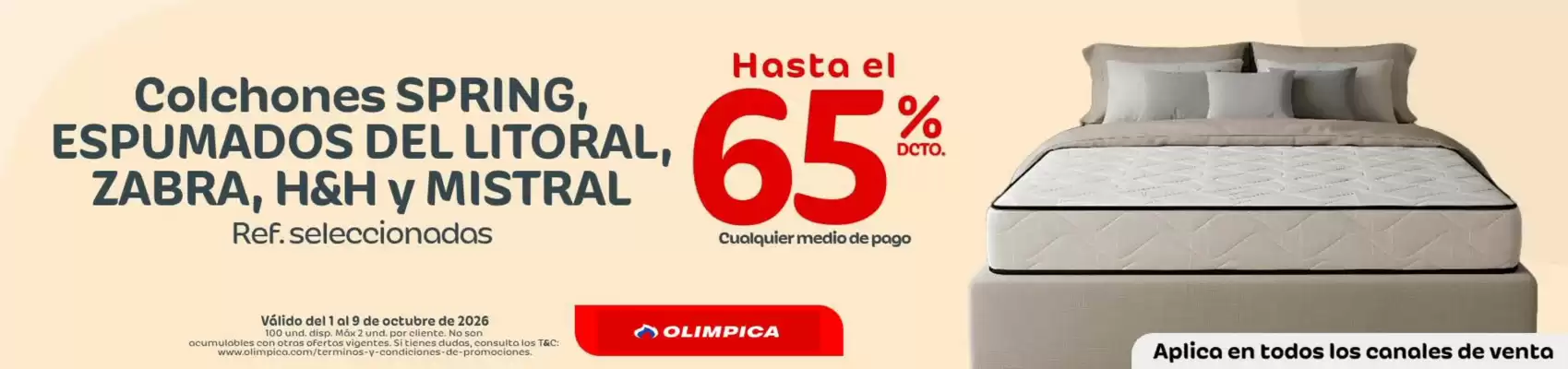 Olímpica (válido hasta 2-11)