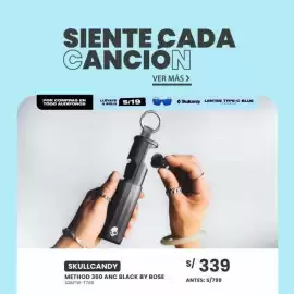Catálogo Tiendas EFE Página 9: Skullcandy method 360 anc black by bose €339,00