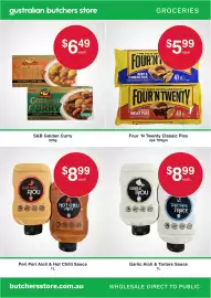Australian Butchers Store catalogue Page 2: Four'n Twenty Beef & Cheese Pies €5,99, S&B Golden Curry Japanese Curry Mix €6,49
