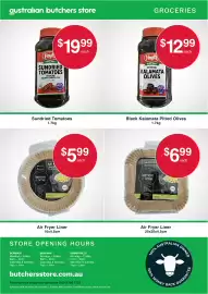 Australian Butchers Store catalogue Page 4: Lemon & Lime Air Fryer Liner €5,99, Hoyt's Pitted Kalamata Olives €12,99