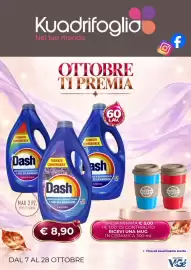 Volantino Kuadrifoglio Pagina 1: FORMATO CONVENIENZA Kuadrifoglio Nel tuo mondo OTTOBRE TI PREMIA 60 LAV. f FORMATO