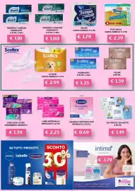 Volantino Kuadrifoglio Pagina 9: Tenderly Carezza Fazzoletti €1,10, Foxy Mega carta igienica €2,59
