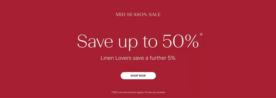 Adairs (valid until 6-10)