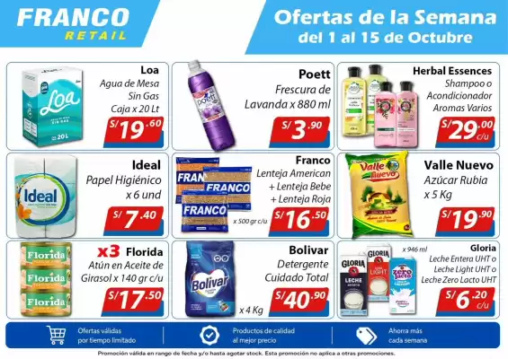 Catálogo Franco Supermercado (válido hasta 17-10)
