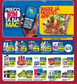 Catálogo Rancho Bom Supermercados Página 8: Pano limpeza leve bompack €4,99, Desinfetante girando sol €3,49
