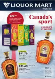 Liquor Mart flyer Page 1