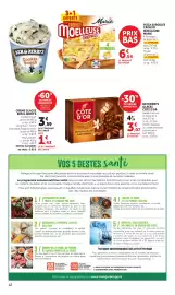 Catalogue Bi1 page 12: Marie - pizza surgelee crousti moelleuse €6,54, Ben & jerry's - creme glacee €3,59