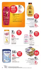 Catalogue Bi1 page 18: Cadum - gel ou creme lavant €3,47, Gallia - calisma croissance 3 des 12 mois €11,29