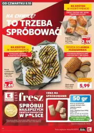 Kaufland gazetka tydzień 41 Strona 34: Ciabatta pszenna €0,50, Bagietka angielska z serem i bekonem €2,19
