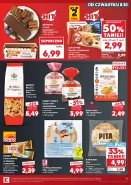 Kaufland gazetka tydzień 41 Strona 35: Bułka tarta €2,49, Pita kieszonki pszenne chlebowe €4,99