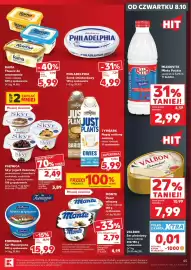 Kaufland gazetka tydzień 41 Strona 45: Ser Mascarpone Formagia €15,99, TYMBARK Napój roślinny €5,99
