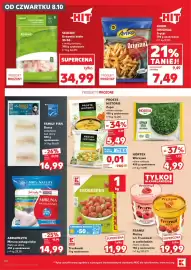Kaufland gazetka tydzień 41 Strona 46: Truskawki Kaufland Classic €11,99, Franui Maliny lub Truskawki w czekoladzie €19,99