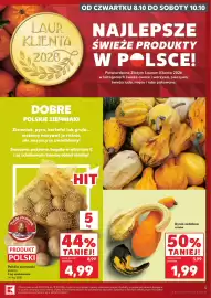 Kaufland gazetka tydzień 41 Strona 5: Dynia ozdobna sztuka €1,99, Polski Ziemniak €4,99