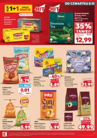 Kaufland gazetka tydzień 41 Strona 51: Dilmah Bombonierka herbaciana €21,99, Lajkonik Paluszki Junior lub klasyczne €4,49