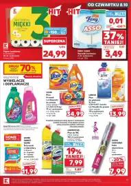 Kaufland gazetka tydzień 41 Strona 61: Lenor Płyn do płukania €13,99, Vizir Płyn, Proszek lub Kapsułki do prania €34,99