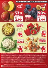 Kaufland gazetka tydzień 41 Strona 69: Papryka czerwona luzem €7,99, Polski kalafior €4,99
