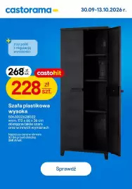 Castorama gazetka Strona 12: Szafa plastikowa wysoka €228,00