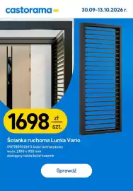 Castorama gazetka Strona 8: Ścianka ruchoma Lumia Vario €1.698,00