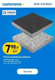 Castorama gazetka Strona 9: Płyta chodnikowa płukana €7,98