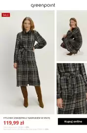 Greenpoint gazetka tydzień 41 Strona 3: Styłowa szmizjerka z nadrukiem w kratę €119,99