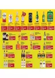 Folheto Novo Atacarejo Página 6: Smirnoff - bebida alcoólica mista ice €5,98, Jameson - whisky €89,80