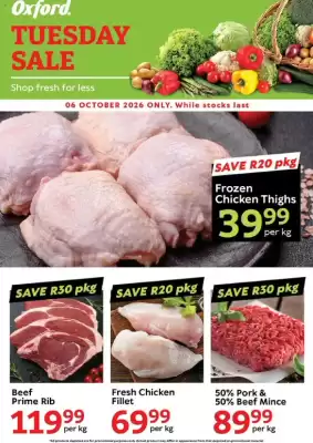 Oxford Freshmarket (valid until 6-10)